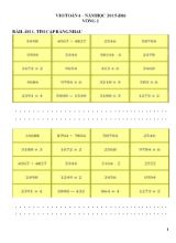 Đề thi violympic môn Toán Lớp 4 - Vòng 2 - Năm học 2015-2016